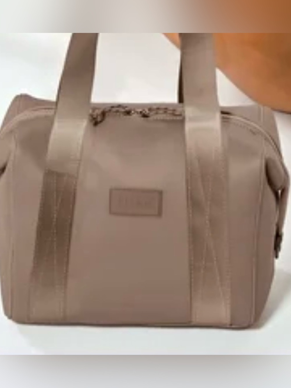 Taupe Tote Bag with Handles